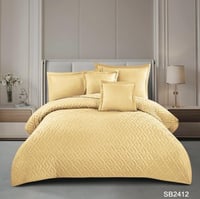 مفرش صيفي مفرد ونص مضغوط-4 قطع