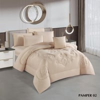 مفرش بامير صيفي مزدوج - (8 قطع)