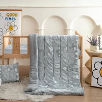 مفرش مارشميلو أطفال شتوي - 3 قطع