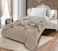 بطانية قولد مشجر مفرد ونص 2كيلو