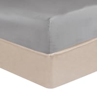 مفرش كيرلا مزدوج فندقي - رصاصي - (٧ قطع)