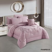 مفرش بامير صيفي مزدوج - (8 قطع)