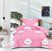 مفرش شتوي أطفال مضغوط مخمل فرو 3 قطع