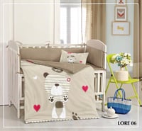 مفرش مواليد بيبي عادي بدون حواجز- ٣ قطع