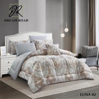 مفرش صيفي مزدوج مشجر- 8قطع