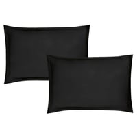 مفرش أيلينا صيفي مزودوج - أسود (٨ قطع)