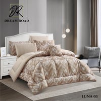 مفرش صيفي مزدوج مشجر- 8قطع