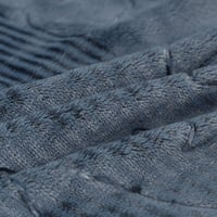 بطانية رود مخمل مزدوج-لون كحلي