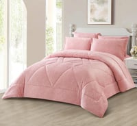 مفرش روما مخمل مزدوج-6قطع