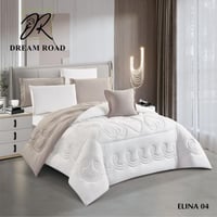 مفرش أيلينا صيفي مفرد ونص - بيچ (٤ قطع)