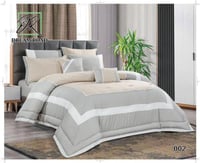 مفرش 3D مفرد ونص صيفي (٥ قطع)