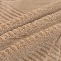 بطانية رود مخمل مزدوج-لون بيج