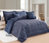 مفرش درتا مخمل فرو مزدوج-8قطع