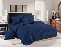 مفرش صيفي مفرد ونص مضغوط 4 قطع - حشوة مضغوطة خفيفة