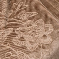 بطانية رود مخمل مزدوج-لون بني غامق