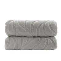 مفرش دفء شتوي مخمل مزدوج-6قطع لون رمادي