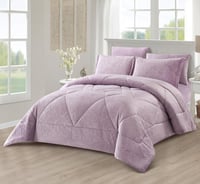 مفرش روما مخمل مزدوج-6قطع