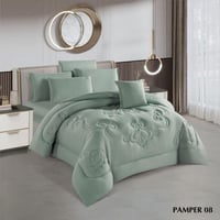 مفرش بامير صيفي مزدوج - (8 قطع)