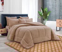 مفرش رونق مخمل – مفردونص (5 قطع)