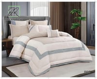 مفرش 3D مزدوج صيفي (٨ قطع)