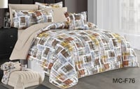 مفرش صيفي مزدوج مشجر-8قطع