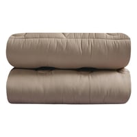 مفرش أيلينا صيفي مفرد ونص - بني (٤ قطع)