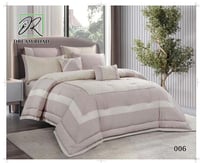 مفرش 3D مزدوج صيفي (٨ قطع)