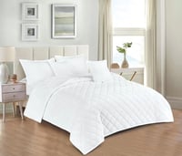 مفرش مضغوط مخمل فرو مفرد ونص 4 قطع