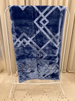 بطانية الخضيري مفرد ونص لون سماوي 3كيلو