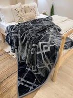 بطانية الخضيري مزدوج لون رصاصي 6كيلو