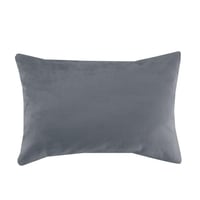 مفرش دفء شتوي مخمل مفرد ونص-4قطع لون رصاصي غامق