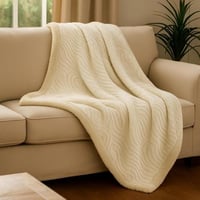 بطانية توليب – مزدوج مخمل فرو لون سكري