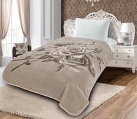 بطانية قولد مشجر مفرد ونص 2كيلو