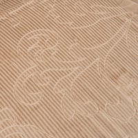 بطانية رود مخمل مزدوج-لون بيج