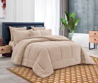 مفرش رونق مخمل – مفردونص (5 قطع)