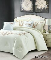 مفرش صيفي مزدوج مطرز-8قطع