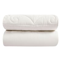 مفرش أيلينا صيفي مفرد ونص - سكري (٤ قطع)