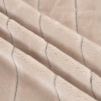 مفرش شتوي مفرد ونص 4 قطع - ريلاكس-لون بيج