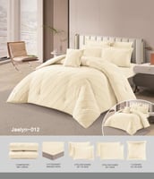 مفرش سرير تـرف مزدوج 7 قطع