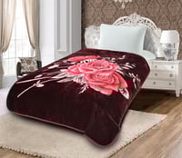 بطانية قولد مشجر مفرد ونص 2كيلو