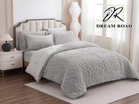 مفرش دفء شتوي مخمل مزدوج-6قطع