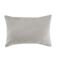 مفرش دفء شتوي مخمل مزدوج-6قطع لون رمادي