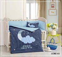 مفرش مواليد بحواجز ٥ قطع - لوري