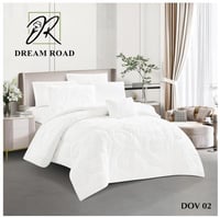 مفرش دوڤ مفرد ونص شتوي مخمل فرو 5 قطع