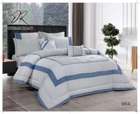 مفرش 3D مفرد ونص صيفي (٤ قطع)