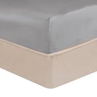 مفرش كيرلا فندقي مفرد ونص - رصاصي (٤ قطع)