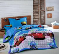 مفرش شتوي أطفال مضغوط مخمل 3 قطع