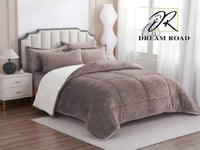 مفرش أصايل شتوي مخمل فرو-6قطع