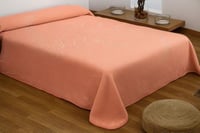 بطانية بيل الإسبانية طابق واحد مزدوج - وردي