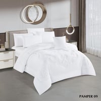 مفرش بامير صيفي مزدوج - (8 قطع)